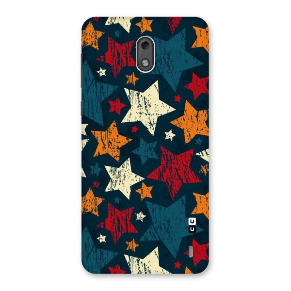 Rugged Star Design Back Case for Nokia 2