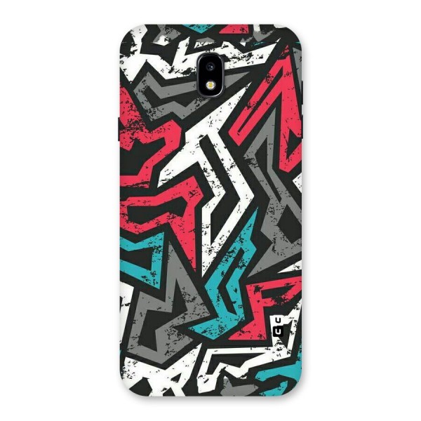 Rugged Strike Abstract Back Case for Galaxy J7 Pro