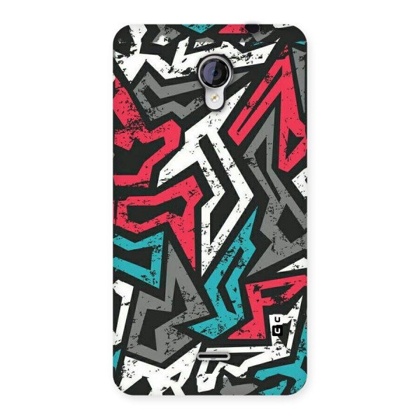 Rugged Strike Abstract Back Case for Micromax Unite 2 A106