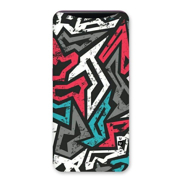 Rugged Strike Abstract Back Case for Oppo Find X