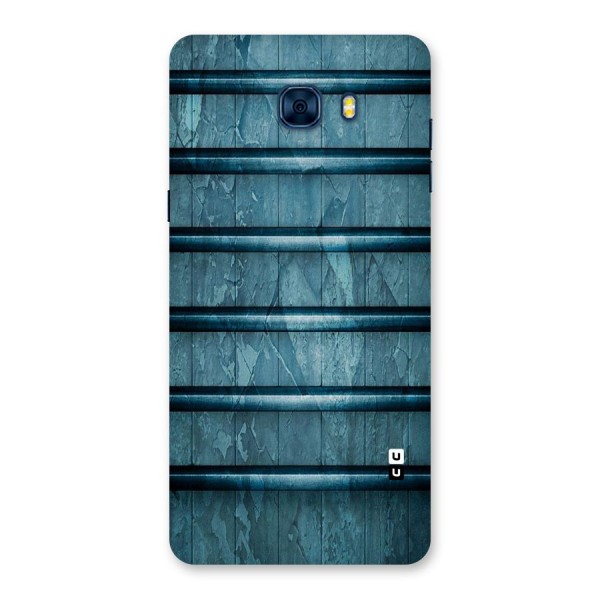 Rustic Blue Shelf Back Case for Galaxy C7 Pro