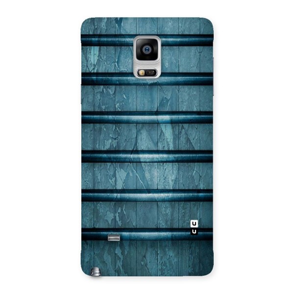 Rustic Blue Shelf Back Case for Galaxy Note 4