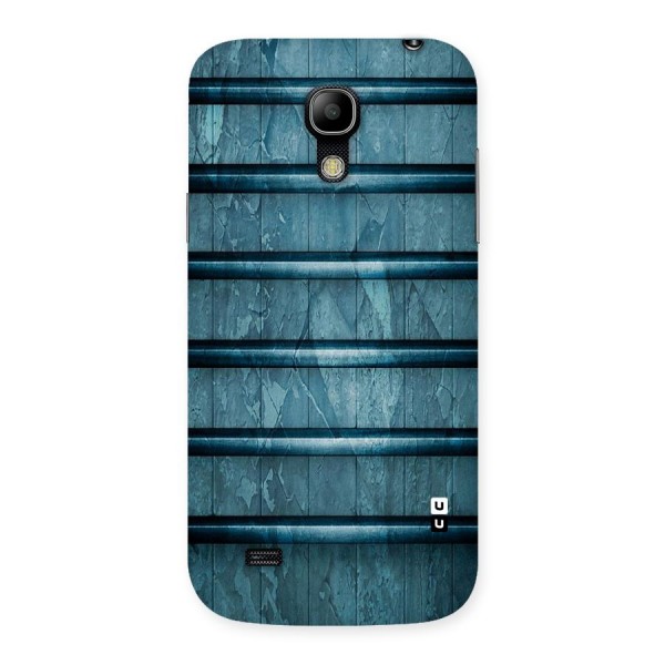 Rustic Blue Shelf Back Case for Galaxy S4 Mini