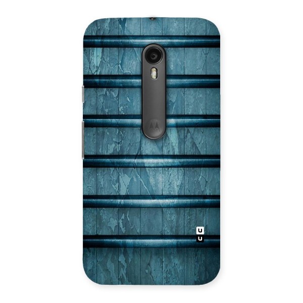 Rustic Blue Shelf Back Case for Moto G3