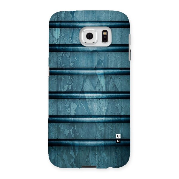 Rustic Blue Shelf Back Case for Samsung Galaxy S6