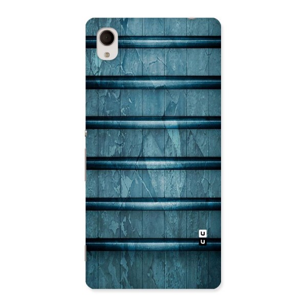 Rustic Blue Shelf Back Case for Sony Xperia M4