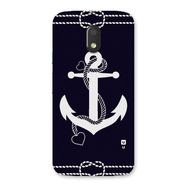 Sail Anchor Back Case for Moto E3 Power