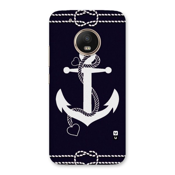 Sail Anchor Back Case for Moto G5 Plus