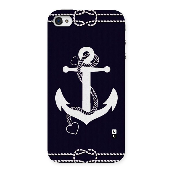 Sail Anchor Back Case for iPhone 4 4s