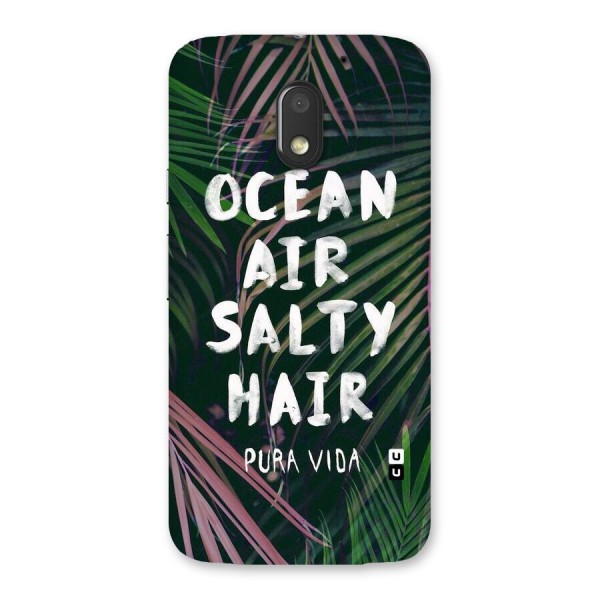 Salty Hair Back Case for Moto E3 Power