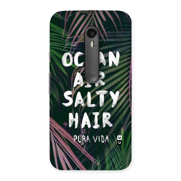 Salty Hair Back Case for Moto G3