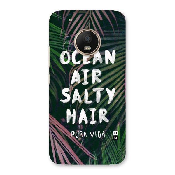 Salty Hair Back Case for Moto G5 Plus