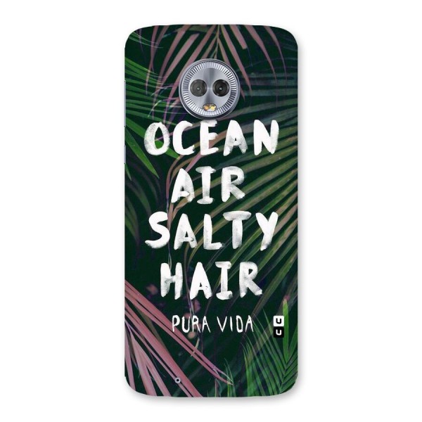 Salty Hair Back Case for Moto G6