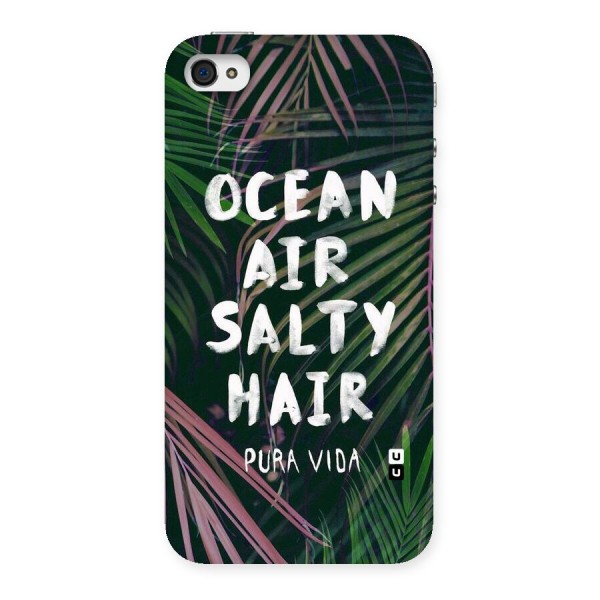 Salty Hair Back Case for iPhone 4 4s