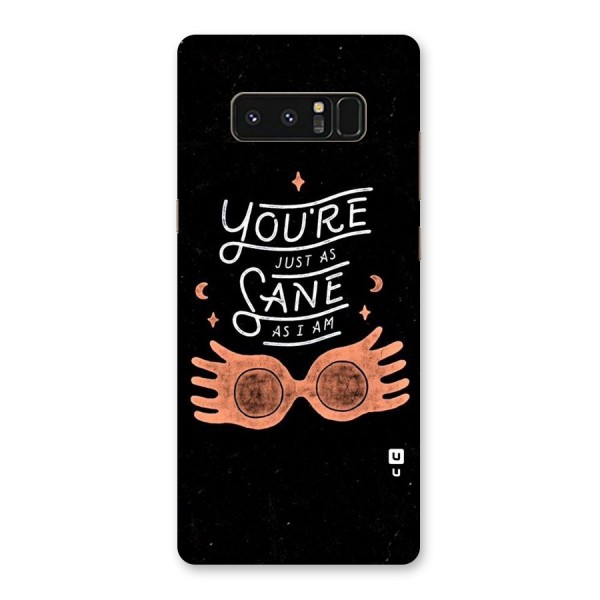 Sane As I Back Case for Galaxy Note 8