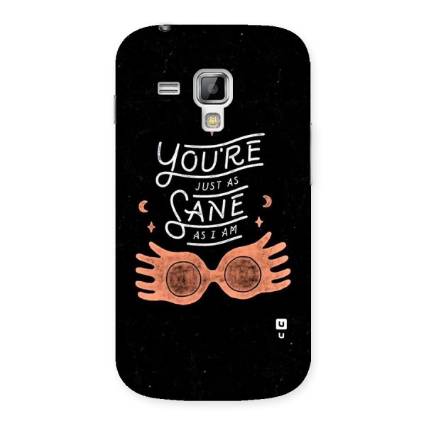 Sane As I Back Case for Galaxy S Duos