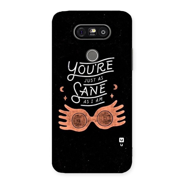 Sane As I Back Case for LG G5