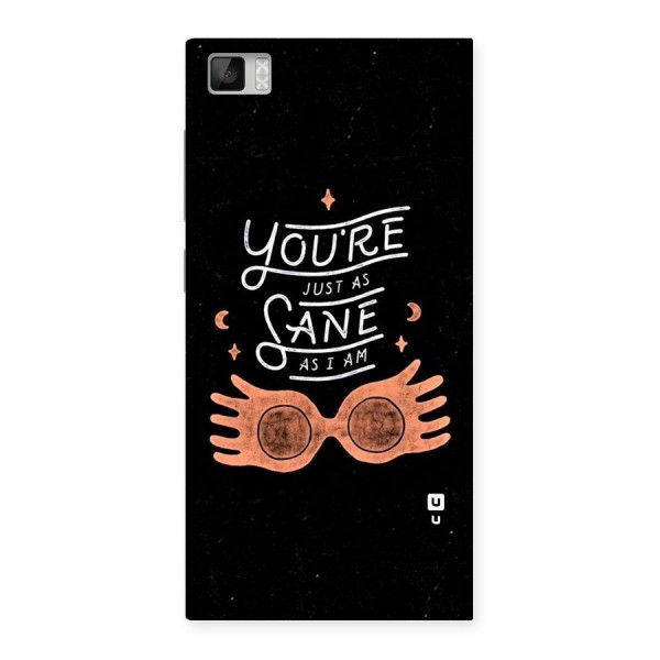 Sane As I Back Case for Xiaomi Mi3