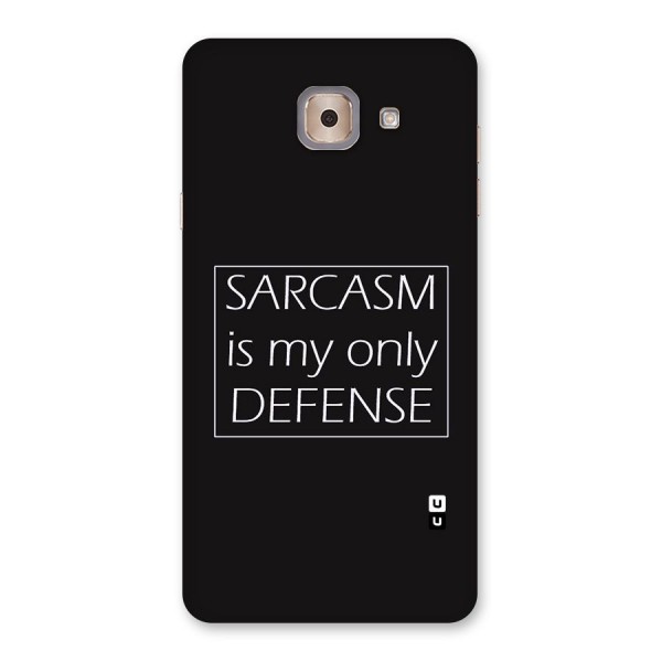 Sarcasm Defence Back Case for Galaxy J7 Max