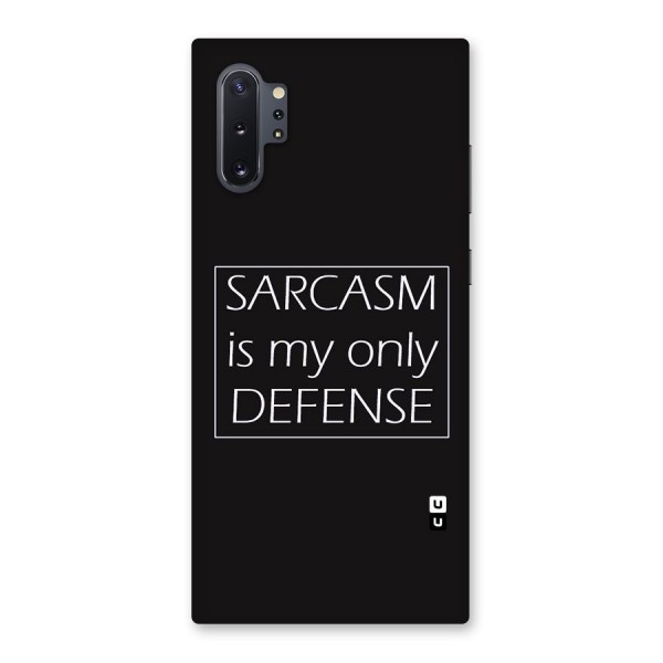 Sarcasm Defence Back Case for Galaxy Note 10 Plus