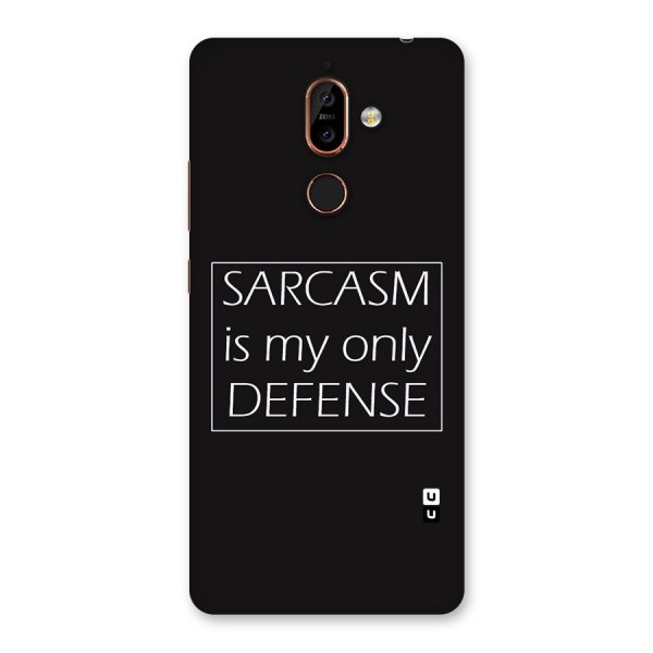 Sarcasm Defence Back Case for Nokia 7 Plus