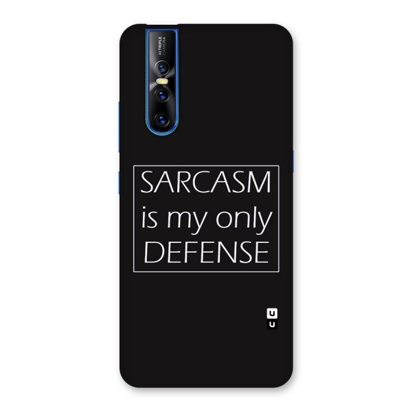 Sarcasm Defence Back Case for Vivo V15 Pro