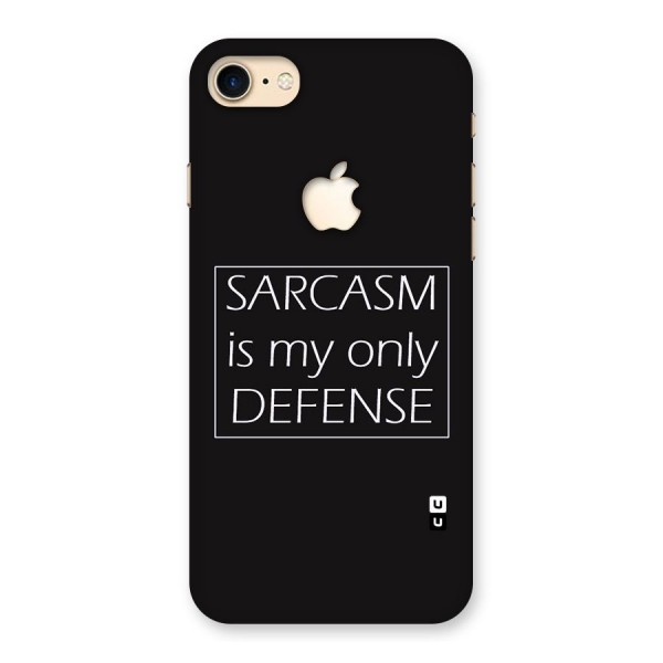 Sarcasm Defence Back Case for iPhone 7 Apple Cut