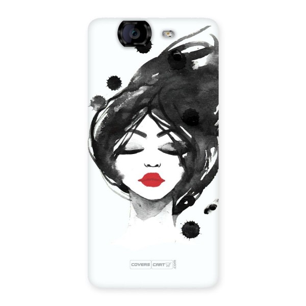 Sassy Girl Back Case for Canvas Knight A350