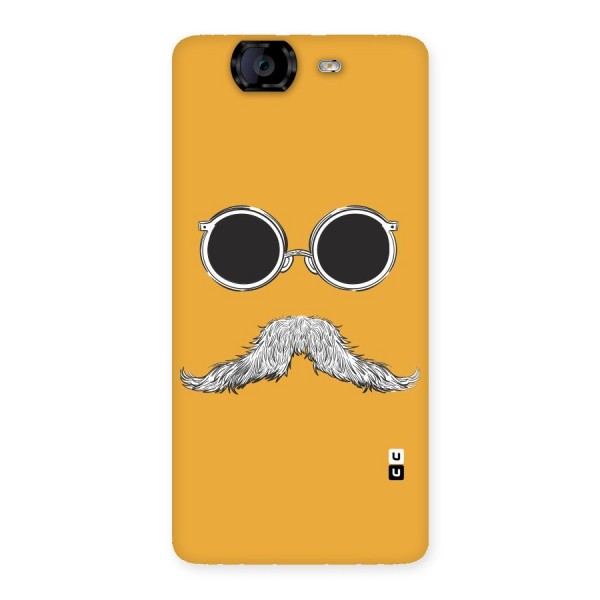 Sassy Mustache Back Case for Canvas Knight A350