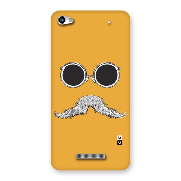 Sassy Mustache Back Case for Micromax Hue 2