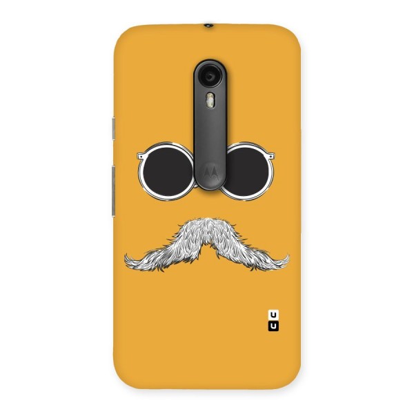 Sassy Mustache Back Case for Moto G3