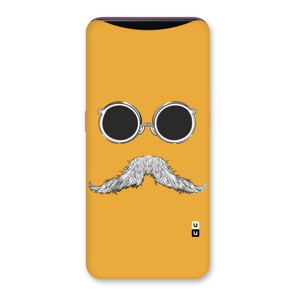 Sassy Mustache Back Case for Oppo Find X