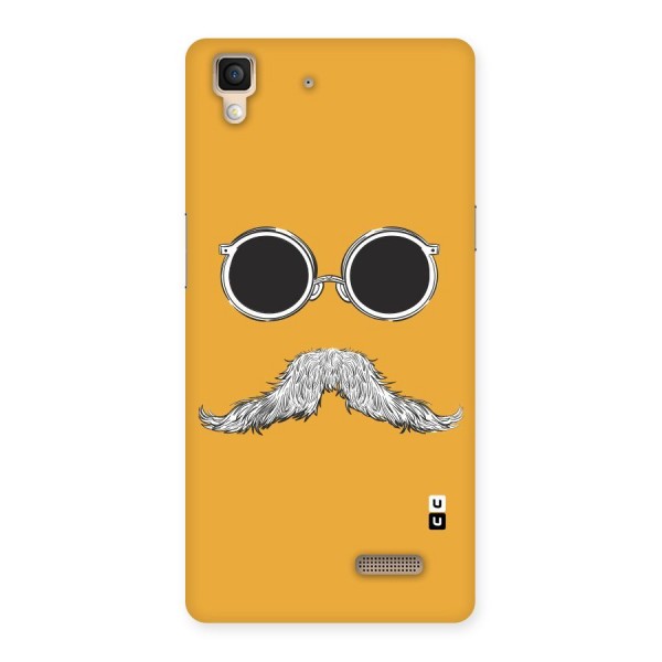 Sassy Mustache Back Case for Oppo R7