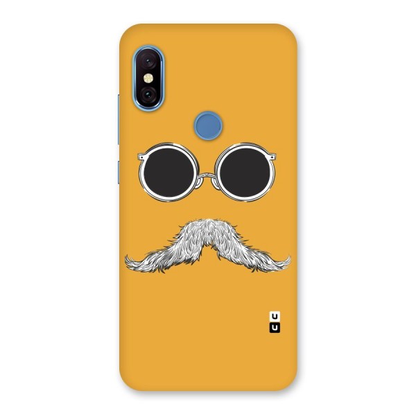 Sassy Mustache Back Case for Redmi Note 6 Pro