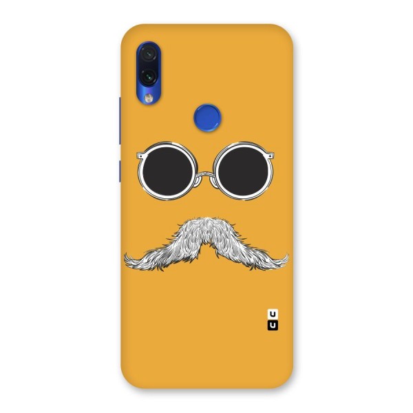 Sassy Mustache Back Case for Redmi Note 7