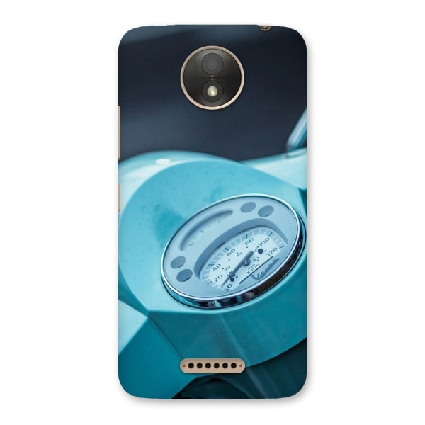 Scooter Meter Back Case for Moto C Plus