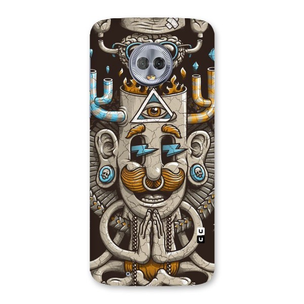 Sculpture Design Back Case for Moto G6