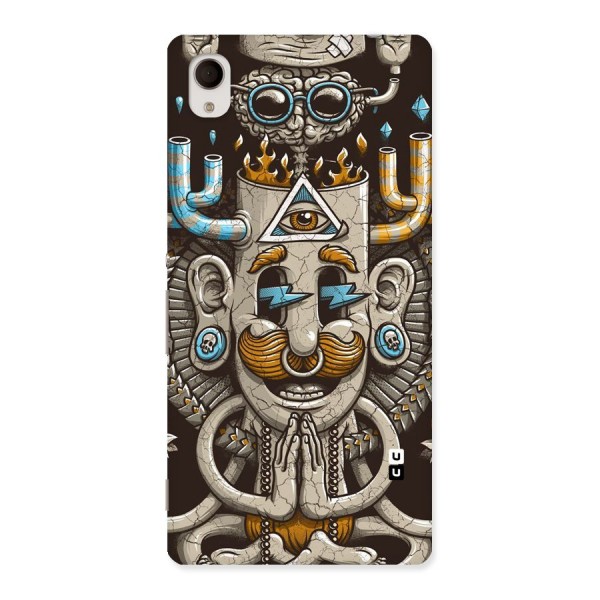 Sculpture Design Back Case for Xperia M4 Aqua