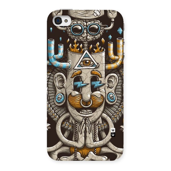 Sculpture Design Back Case for iPhone 4 4s