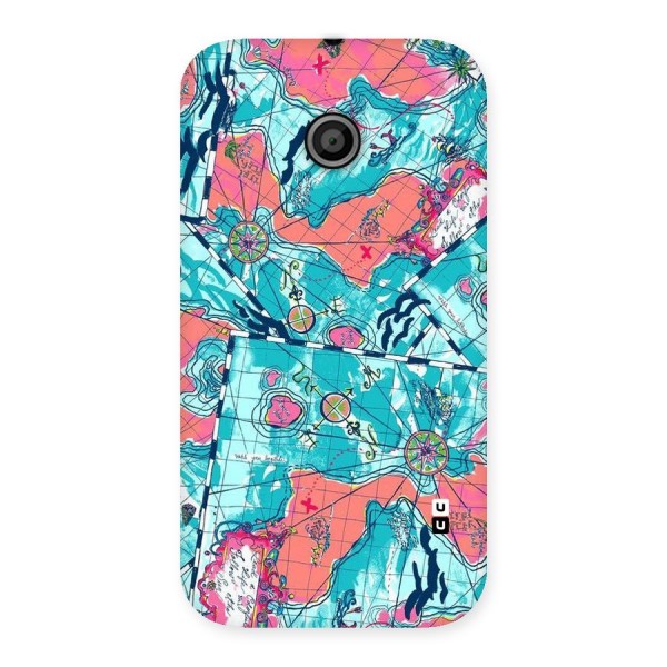 Sea Adventure Back Case for Moto E