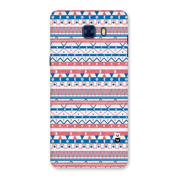 Seamless Ethnic Pattern Back Case for Galaxy C7 Pro