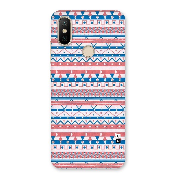 Seamless Ethnic Pattern Back Case for Mi A2