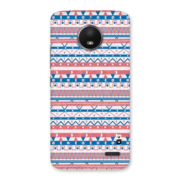 Seamless Ethnic Pattern Back Case for Moto E4