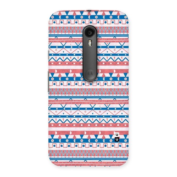 Seamless Ethnic Pattern Back Case for Moto G3