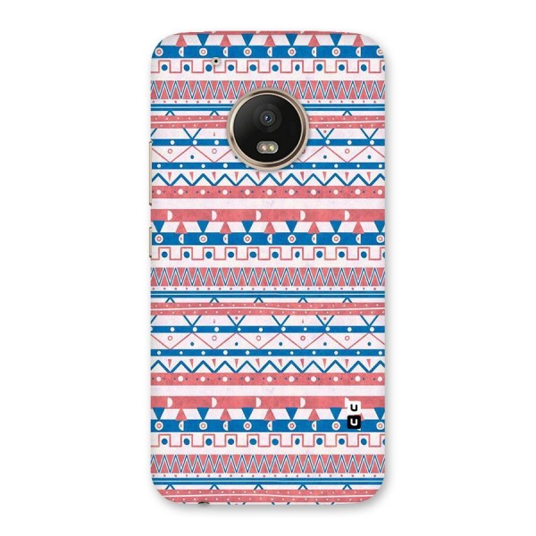 Seamless Ethnic Pattern Back Case for Moto G5 Plus