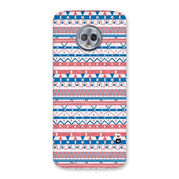 Seamless Ethnic Pattern Back Case for Moto G6