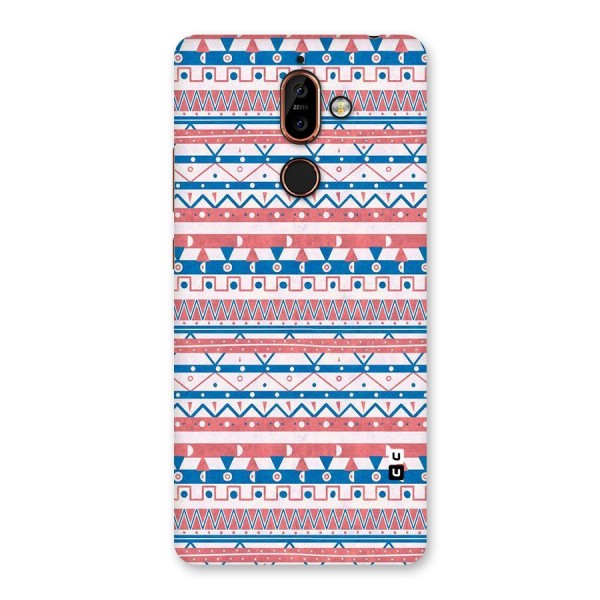 Seamless Ethnic Pattern Back Case for Nokia 7 Plus