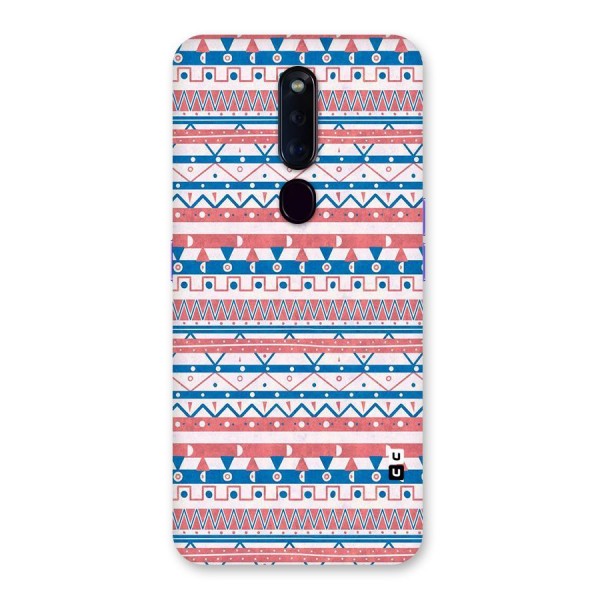 Seamless Ethnic Pattern Back Case for Oppo F11 Pro