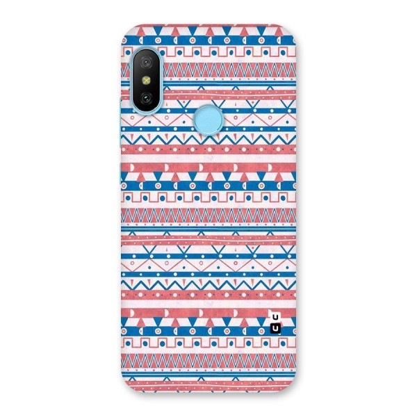 Seamless Ethnic Pattern Back Case for Redmi 6 Pro