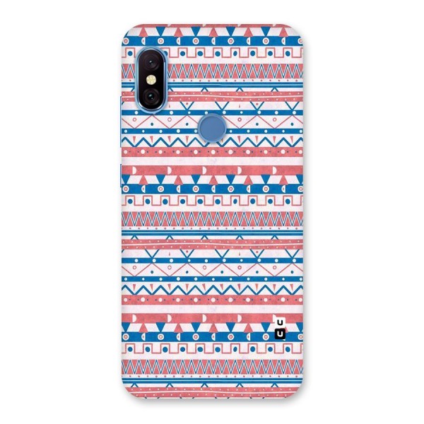 Seamless Ethnic Pattern Back Case for Redmi Note 6 Pro